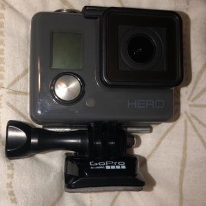 GoPro Hero with head strap & expandable stick